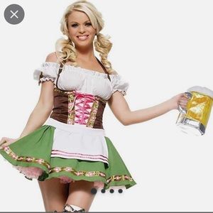 Oktoberfest Beer Maid Costume XS
